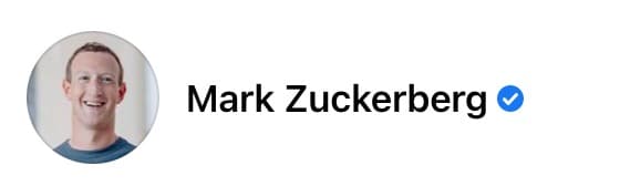 Social media verification badges
